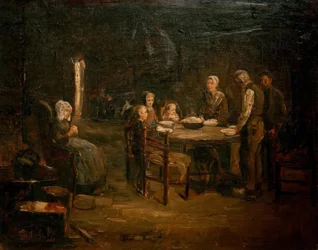 Estudio para la oración de la mesa